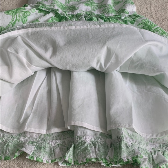 NWT Janie and Jack Palm Tree Ruffle Dress 6 Sundress - Picture 9 of 12